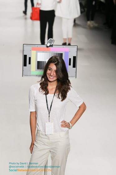 At Mercedes-Benz Fashion Week with Friends